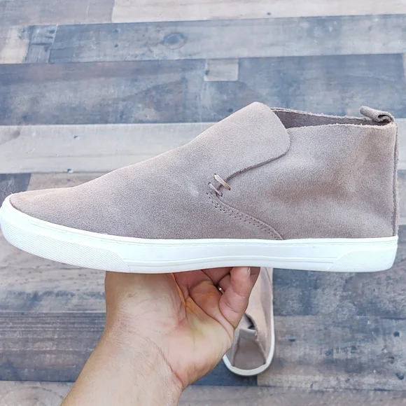 DV By Dolce Vida Roselyn Suede High Top Sneakers Chukka style pull on sz 8 women - Picture 4 of 15